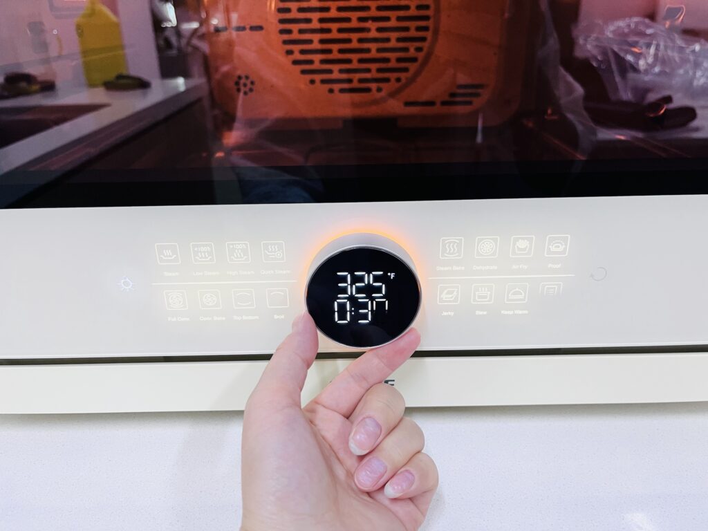 方太小方盒第三代蒸烤箱控制面板