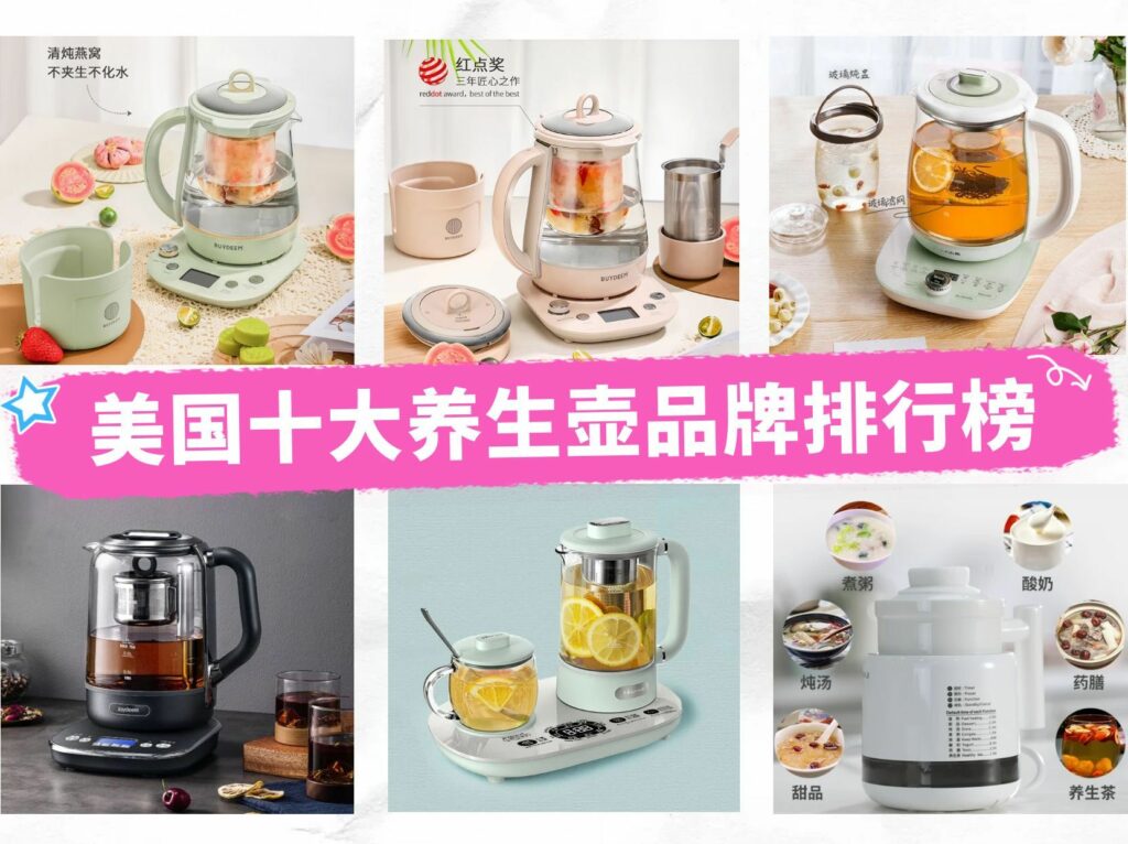 美国养生壶十大品牌排行榜,2025养生壶热销型号推荐