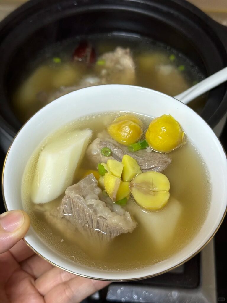 栗子山药排骨汤