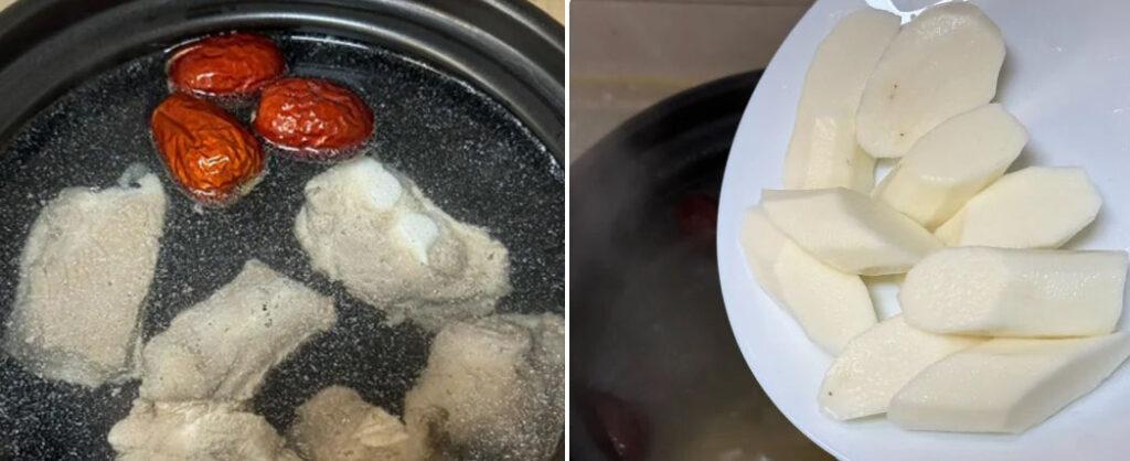 栗子山药排骨汤
