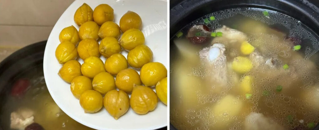 栗子山药排骨汤