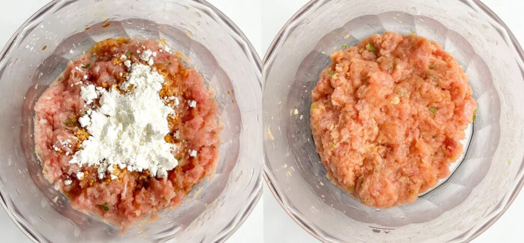 毛豆蒸肉饼