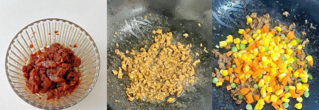 肉末时蔬焖饭
