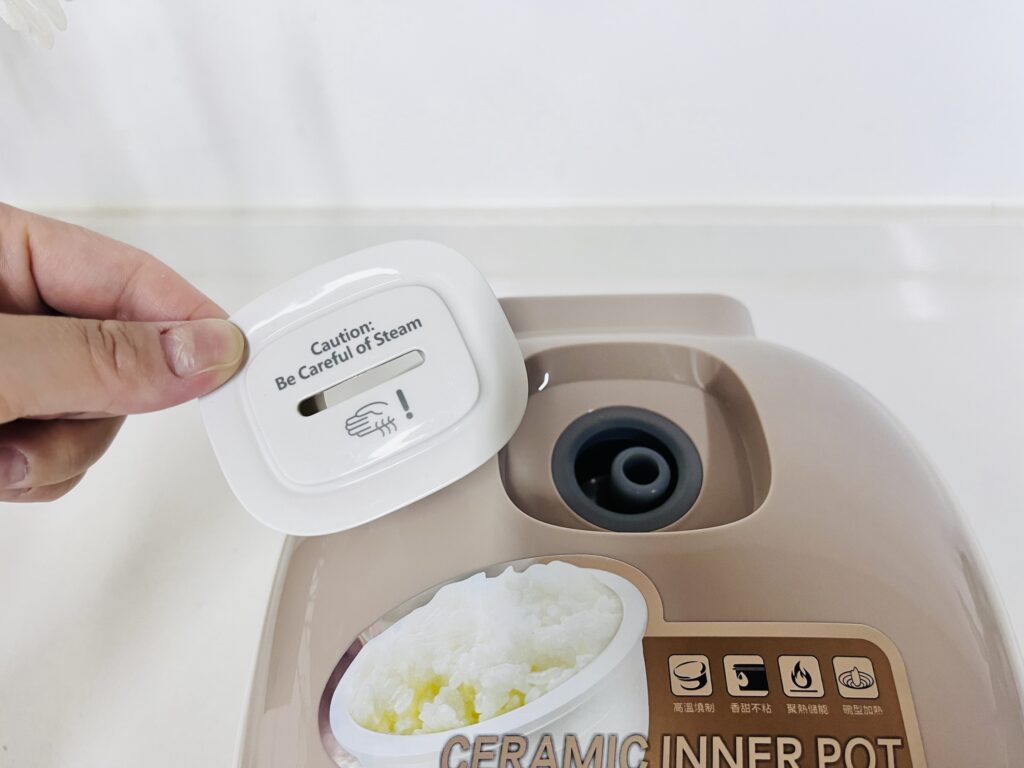 Joydeem陶瓷电饭煲蒸汽阀可拆卸清洗