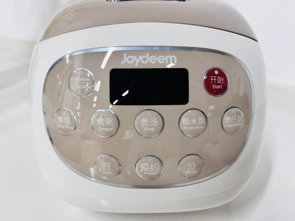 Joydeem陶瓷电饭煲功能面板