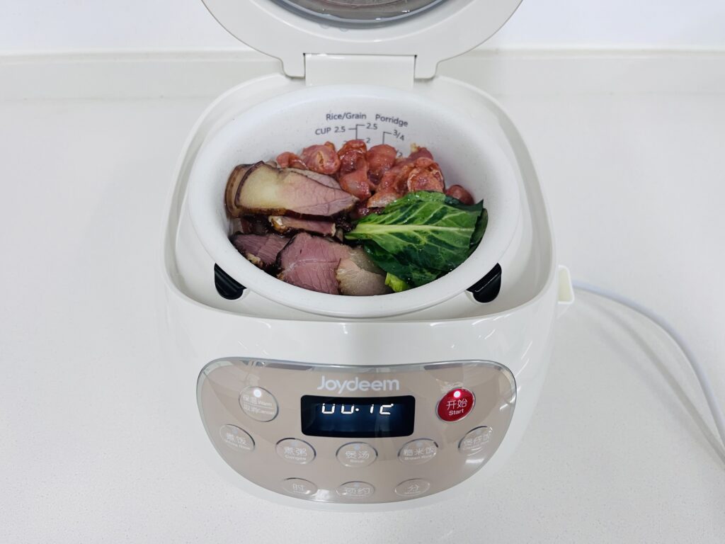 Joydeem陶瓷电饭煲做煲仔饭效果