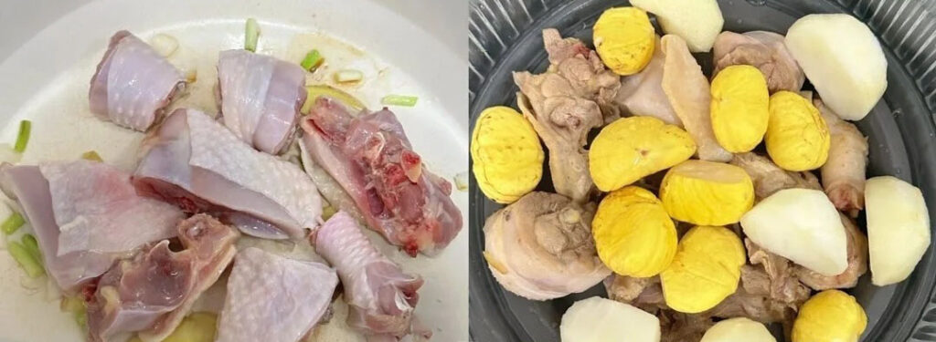 板栗马蹄鸡汤