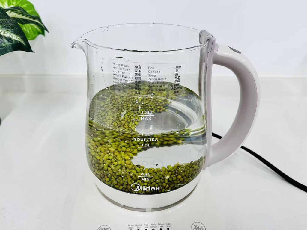 美的养生壶绿豆沙食谱
