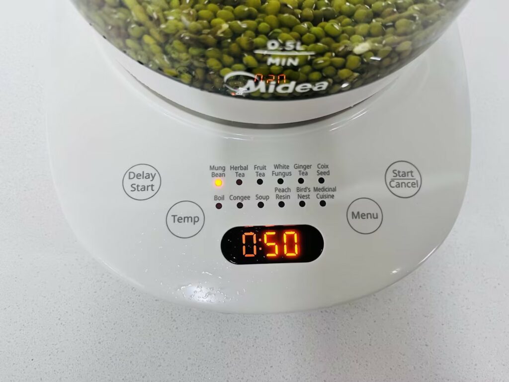 美的养生壶绿豆功能