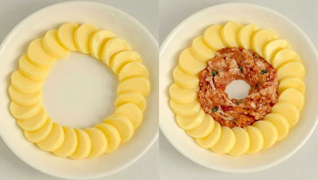 肉末豆腐蒸蛋