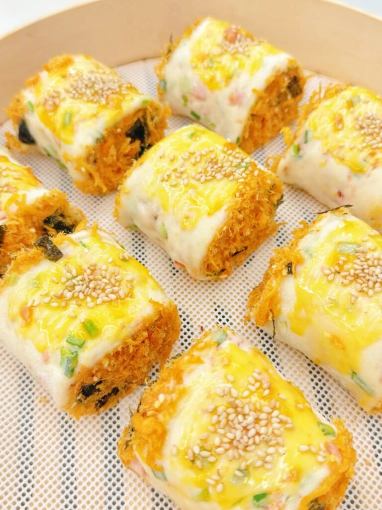 蒸肉松面包