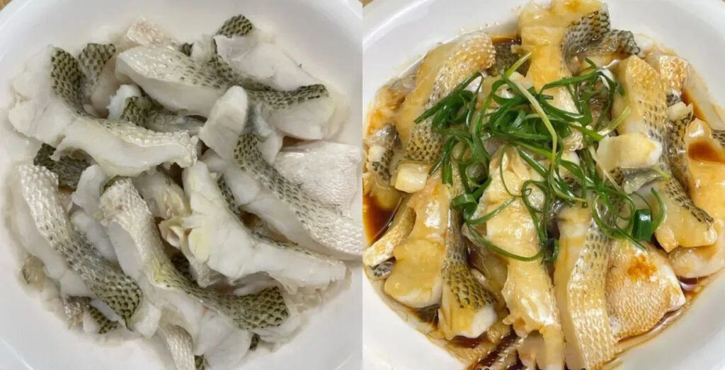 蒸鲈鱼