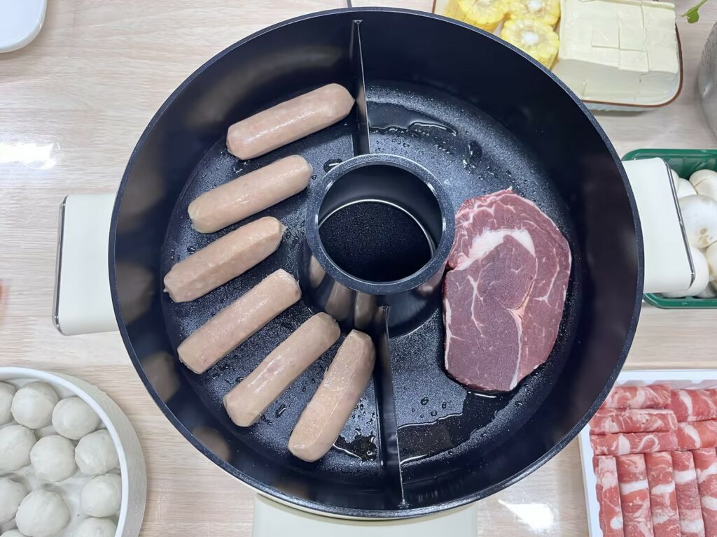 Joydeem去味电火锅煎烤功能