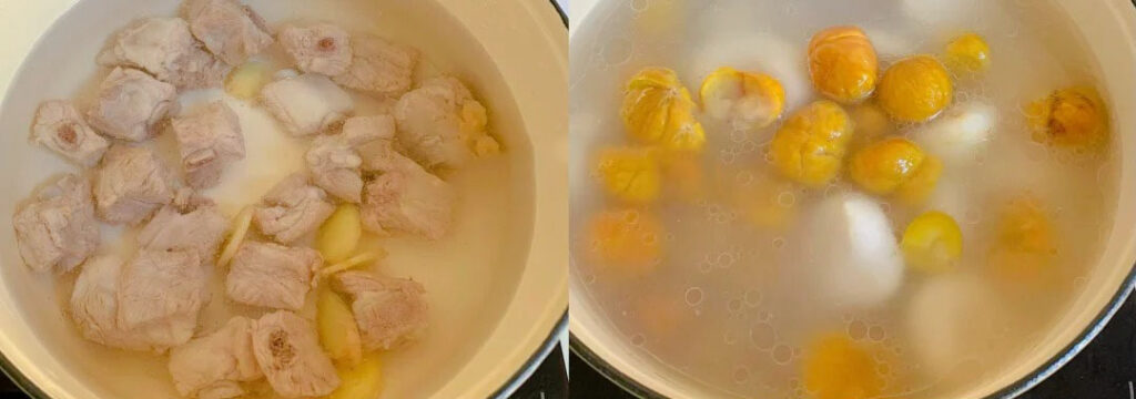 板栗马蹄排骨汤
