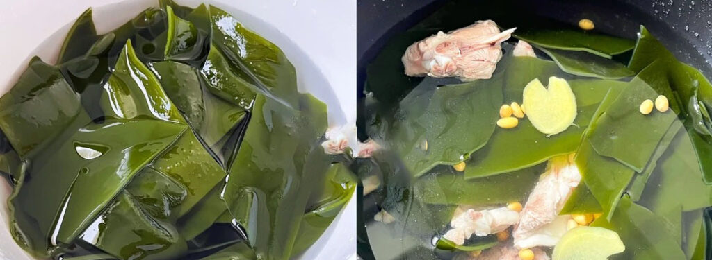 海带黄豆猪骨汤