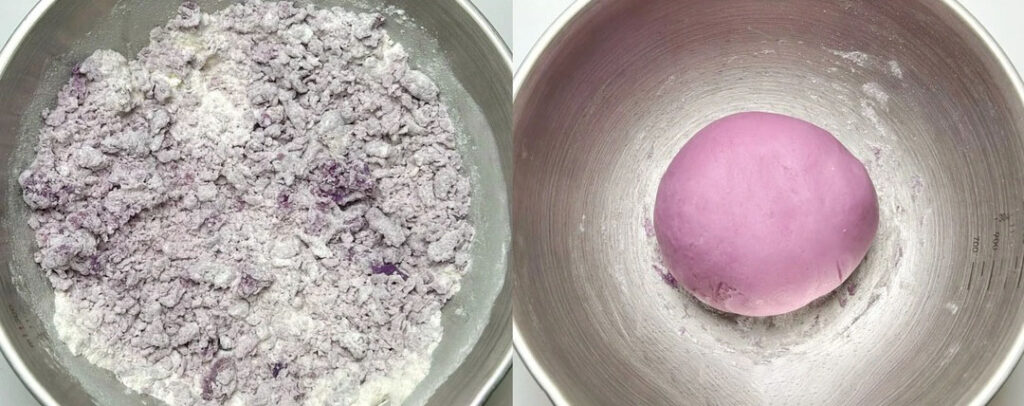 紫薯夹心小馒头