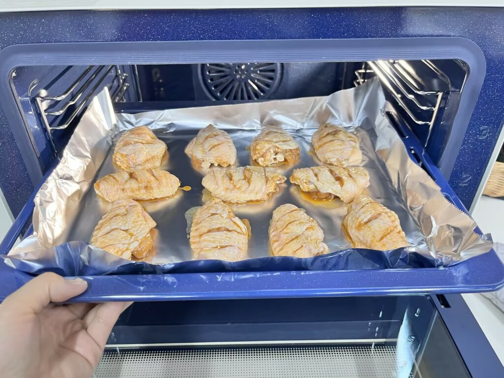 老板蒸烤箱烤鸡翅