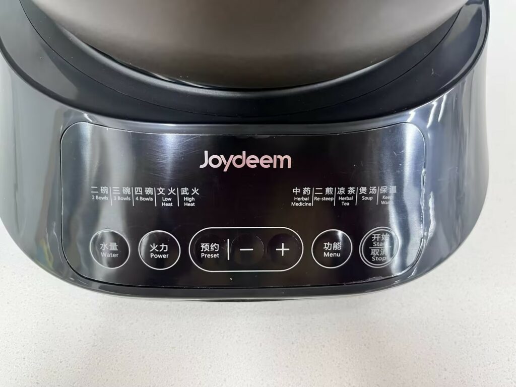 Joydeem煎药壶面板功能介绍
