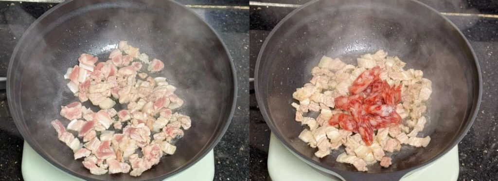 春笋腊肠焖饭