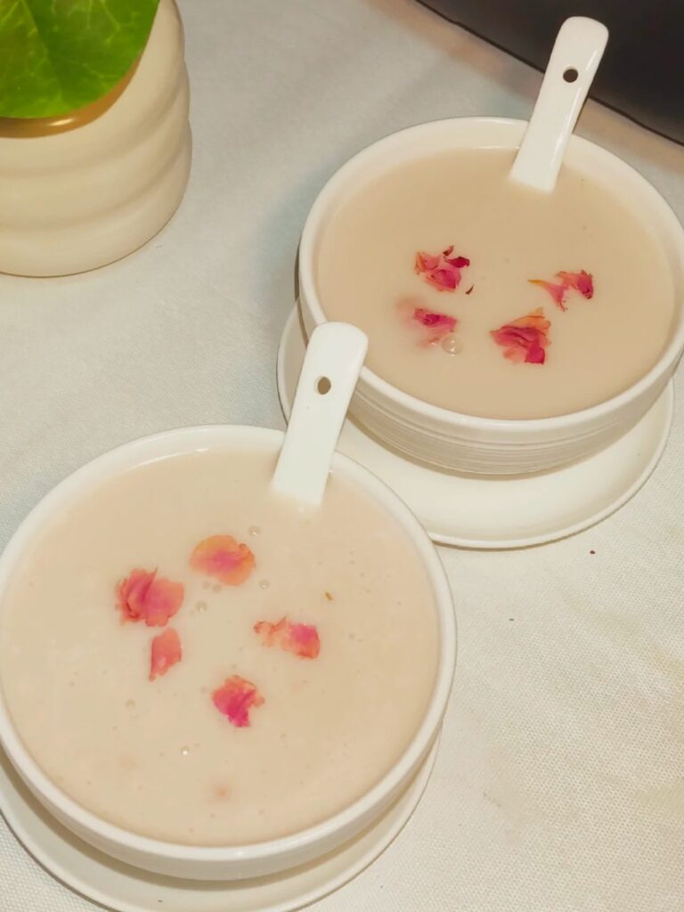 玫瑰疏肝豆浆