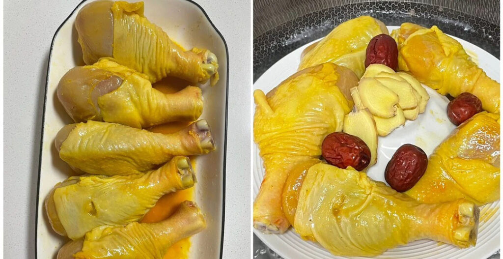 柠檬蒸鸡腿肉