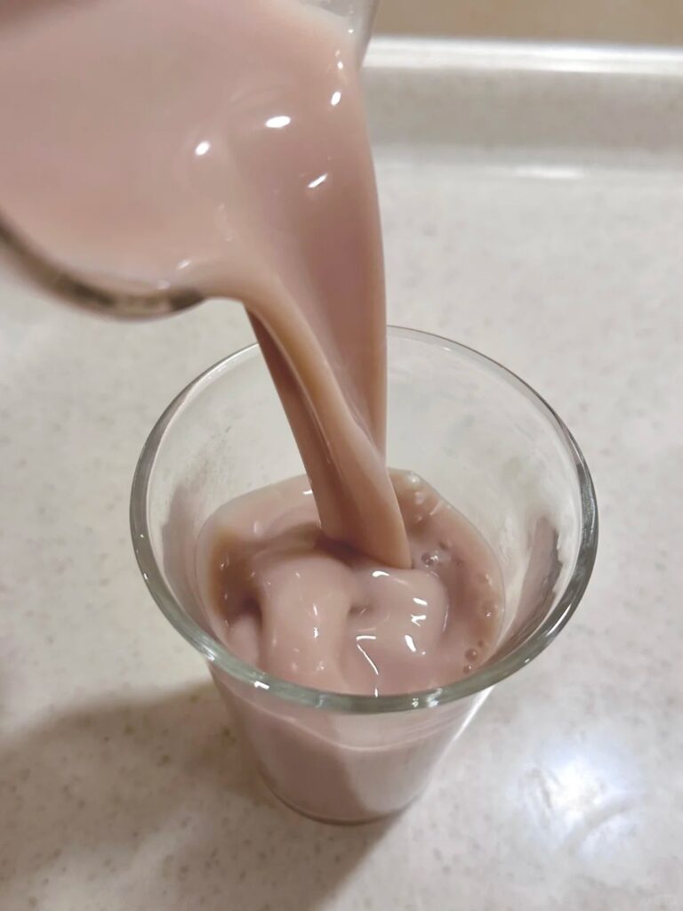 玫瑰酒酿豆浆