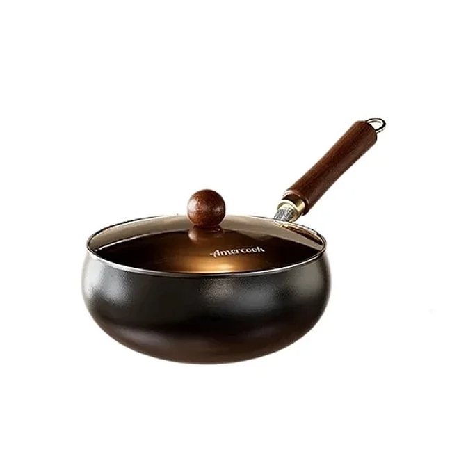 Amercook 大肚锅 铁锅炒锅 24CM/4L