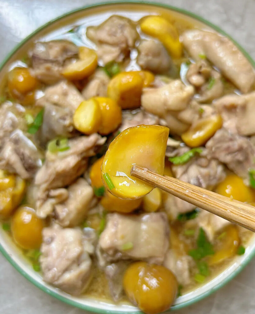 板栗蒸鸡