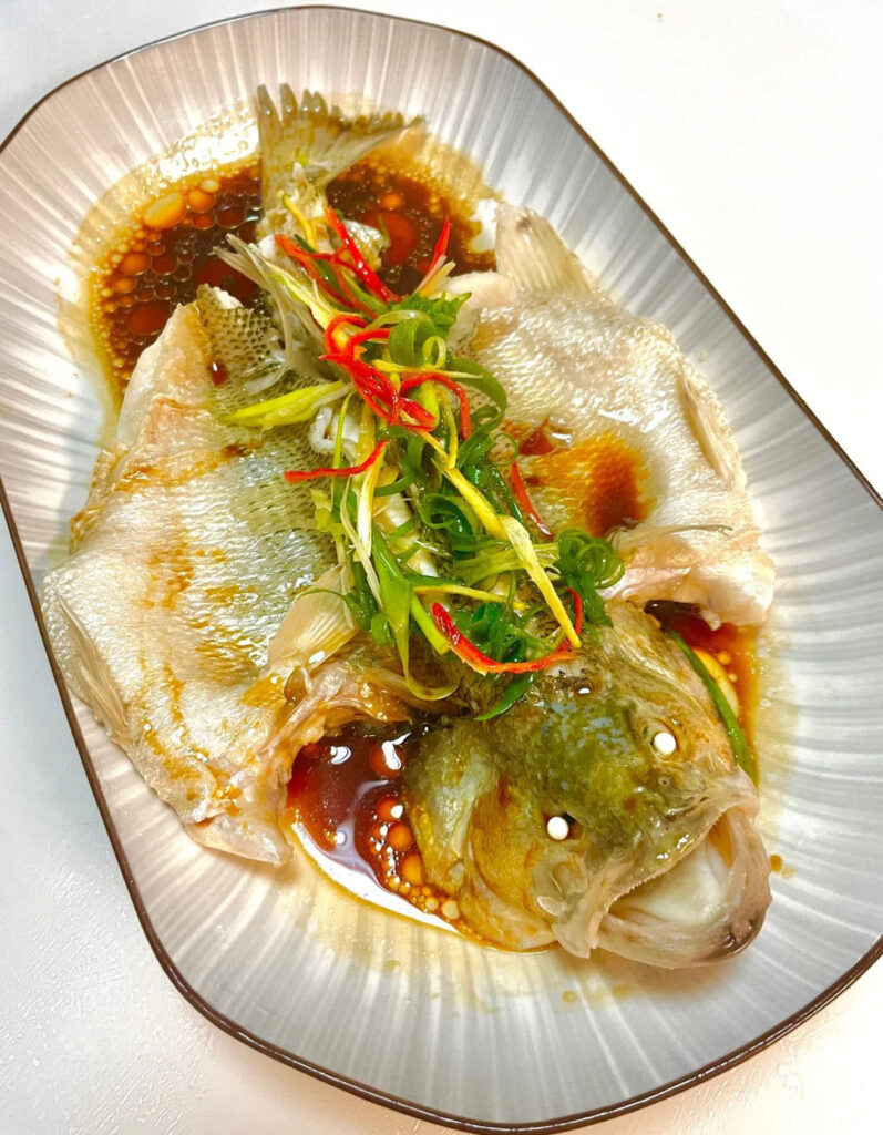 蒸鲈鱼