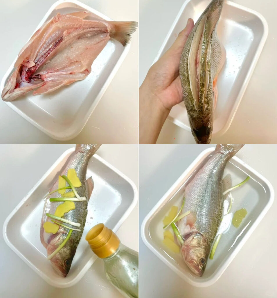 蒸鲈鱼
