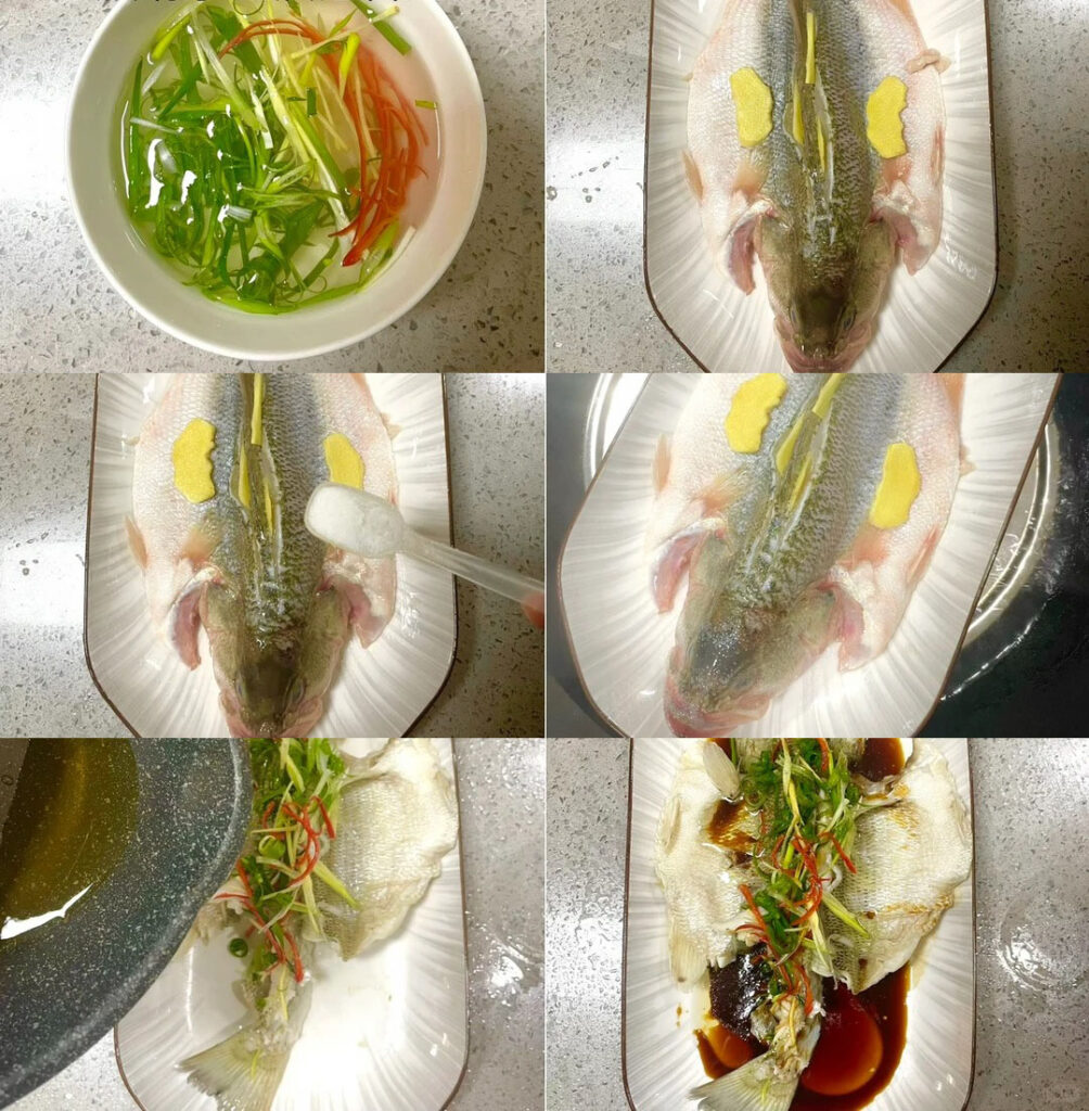 蒸鲈鱼